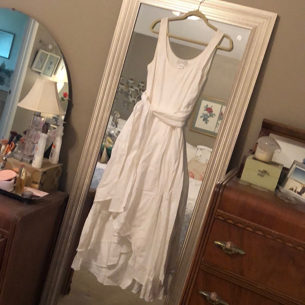Soft surroundings white dress medium